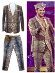 Adam Lambert Stage-Worn Suit From The 2014 Queen + Adam Lambert Tour